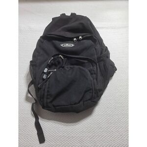 Everest Black Multi Pocket Backpack School Travel‎ Laptop Hiking Daypack Unisex